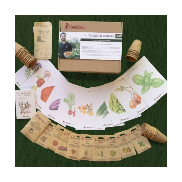 Box de jardinage - Greenabox - Kit graines de potager prêt à planter